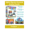 Özel Üretim 37 Parça 8 Araçlı Okul Öncesi Oyuncak Eğitici Öğretici Oyuncak Araçlar Puzzle