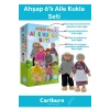 Özel Üretim Zeka Geliştirici Eğitici Kişisel Gelişim Ahşap 6lı Aile Kukla Seti