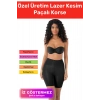 Özel Üretim İz Göstermeyen Kaymaz Sıkılaştırıcı Toparlayıcı Şekillendirici Lazer Kesim Paçalı Korse