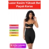 Yeni Sezon İz Göstermeyen Kaymaz Sıkılaştırıcı Toparlayıcı Kadın Lazer Kesim Yüksek Bel Paçalı Korse