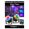 Premium Seri Monte Edilebilir Oynar Başlıklı Kumandalı 7 Farklı Renk Sese Duyarlı Rgb Disco Topu