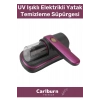 Premium Kompakt Güçlü Emiş Gücü UV Işıklı Elektrikli Yatak Yorgan Örtü  Koltuk Temizleme Süpürgesi