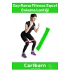 Profesyonel Orta Sert Zayıflama Fitness Squat Çalışma Lastiği Jimnastik Spor Aerobik Direnç Bant