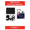 400 Oyunlu Game Box Video Mario Spıder Man Robocop Mini Atari Makinası Gameboy Oyun Konsolu Beyaz
