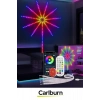 Telefon Uygulama Kumanda Akıllı Aydınlatma Salon Ev Yatak Odası Gamer RGB Firework LED Duvar Lambası