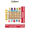Özel Üretim Eğitici Öğretici Zeka Geliştirici Çocuk Ebeveyn Sayılar Ahşap Tutmalı Puzzle