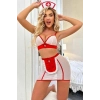 Özel Üretim Fantezi Kadın Erotik Şık Rahat Zarif Cezbedici Davet Gün Gece Sexy Hemşire Kostümü