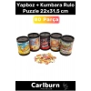 Özel Üretim Eğitici Zeka Geliştirici Öğretici 80 Parça Yapboz + Kumbara Rulo Puzzle 22x31,5 cm