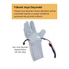Premium Yanmaz Yüksek Isıya Sıcaklığa Dayanıklı Kaynak Yangın Su Geçirmez Çok Amaçlı Deri Eldiven