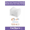 Konforlu Bel Diz Desteği Elastik 35x30cm Visco Yeni Tasarım Ortopedik Bacak Arası Yan Yatış Yastığı