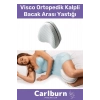 Ergonomik Dik Duruş Omurga Hizalaması Hipoalerjenik Visco Ortopedik Kalpli Bacak Arası Yastığı