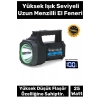 Premium 5200mAh Bataryalı 3 Modlu 21cm Uzunluk Beyaz Aydınlatma 25W Led Şarjlı El Feneri