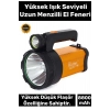 Premium 3 Modlu Usb Şarjlı Taşıma Askılı 22 cm Uzunluk 600 Metre Menzilli Özel Av Balıkçı Feneri