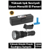 Premium 750m Mesafeli Beyaz Aydınlatma 1200 Lümen Profesyonel Şarjlı El Feneri
