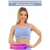 Özel Üretim Göğüs Toparlayıcı Sarkma Önleyen Spor Günlük Kalın Askılı Pedli Fitilli Crop Büstiyer
