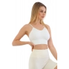 Özel Üretim Göğüs Toparlayıcı Sarkma Önleyen Spor Günlük İnce İp Askılı Pedli Fitilli Crop Büstiyer