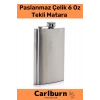 Özel Üretim Uzun Süre Soğuk Tutan Paslanmaz Çelik 6 Oz Tekli İçecek Matara Şişesi