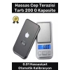 Lcd Ekranlı Otomatik Kapanma Kalibrasyon Hassas Cep Terazisi Tartı 200 G Kapasite 0.01 Hassasiyet