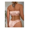 Özel Üretim Erotik Seksi Zarif Rahat Şık Büzgülü Gold Trend Alt Üst Fantezi Kadın Sütyen Takım