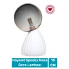 Handmade Dekoratif Şık Biyobozunur Plastik 10 Cm Dimmer Kablolu Hayalet Spooky Masa Gece Lambası