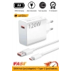 Premium 120W Ultra Hızlı Şarj Seti Adaptör + Type C Kablosu Tüm Telefonlara Uyumlu Şarj Cihazı
