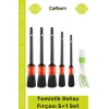 #DetayFırçası Farklı Boy Islak Kuru Otomobil Oto Araç Araba Klima Temizlik Detay Fırçası 5+1 Set