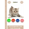 Özel Üretim Kedi Oyun Eğlence Canlı Renk Dayanıklı Aktif 4lü Çıngıraklı Top Kedi Oyuncağı