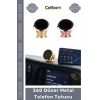 #OtoAksesuar Güçlü Mıknatıslı Otomobil Araba Eşya 360 Döner Metal Torpidoya Yapışkan Telefon Tutucu