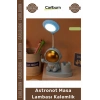 #Kalemlik Çocuk Odası Çalışma Masası Aydınlatma Düzen Kalemlik Astronot Masa Lambası Kalemlik