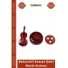 #Keman Ahşap Görünüm Melodisi Klasik Sanat Dekoratif Hediyelik Hareketli Keman Şekli Müzik Kutusu