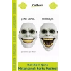 #Maske Gerçekçi Ürkütücü Halloween Kostüm Sahne Hareketli Çene Mekanizmalı Yeşil Korku Maskesi