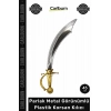 #Hediye Korsan Kostüm Parti Sahne Oyuncak Hediye Parlak Metal Görünümlü Plastik Korsan Kılıcı 45 cm