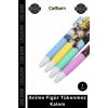 Özel Üretim Anime Severler Koleksiyonluk Model 3 Okul Ofis Kırtasiye Şık Anime Figür Tükenmez Kalem