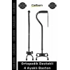 Özel Üretim Hafif İthal Tetrapot Denge Sağlayan Ortopedik Destekli Sağlam Ergonomik 4 Ayaklı Baston
