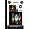 Özel Üretim Şarjlı Üfleme Sensörlü Nostaljik Dekoratif Masa Retro Gaz Lambası Tasarımlı LED Lamba
