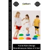 Özel Üretim Eğitici Spor Gelişim Duyusal Parkur Çocuk Yarım Küre Denge Koordinasyon Adası 6lı Set