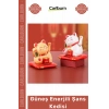 Özel Üretim Maneki Neko Sallanan Pati Solar Panel Ofis Masaüstü Dekoratif Güneş Enerjili Şans Kedisi