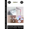 Özel Üretim Darbe Emici Beyaz Mobilya Çok Amaçlı Silikon Kapı Duvar Koruyucu Tampon 4lü Paket