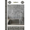 Özel Üretim Kendinden Yapışkanlı Mutfak Banyo Kaplama 30x30 Antrasit Mermer Desenli Duvar Sticker