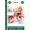 Mutfak Kiler Organizer Dayanıklı Düzenleyici Set Çok Amaçlı Buzdolabı Raf Ayırıcı 10 Adet