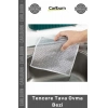 Özel Üretim Naylon Çizmez Alüminyum Rengi 20x20 Cm Çok Amaçlı Mutfak Bulaşık Tencere Tava Ovma Bezi