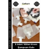 Özel Üretim Sızdırmaz Seyahat Tipi Kozmetik 3 Adet 100ml Krem Şampuan Kabı Tekrar Kullanılabilir Set