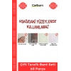 Nano Jel Şeffaf Süper Güçlü Yıkanabilir Tekrar Kullanılabilir Çift Taraflı Bant Seti 60 Parça
