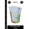#ÖlçüKabı Sağlığa Dost Plastik Dayanıklı 1 Litre Hassas Çoklu Ölçüm Pratik Özel Ölçü Kabı