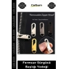 #Fermuar Paslanmaz Yüksek Kalite Metal Onarım Seti Dayanıklı Çinko Alaşım Hızlı Pratik Fermuar