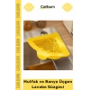 Özel Üretim Köşe Uyumlu Ergonomik Plastik Evye Organizer Atık Mutfak Banyo Üçgen Lavabo Süzgeci