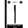 Özel Üretim Lüks Promosyon Kurumsal Ofis Hediyelik Şık Tasarım Kaliteli Metal Roller Kalem Siyah