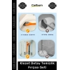 Özel Üretim Silikon Tırtıklı Hijyenik Banyo Ergonomik Pratik Klozet Detay Temizlik Fırçası Seti