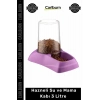 #MamaKabı Otomatik Besleme Kedi Köpek Dayanıklı 1 Sınıf Plastik Hazneli Su Mama Kabı 3 Litre