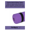 #KampMatı Taşıma Askılı Su Geçirmez Çift Taraflı Kaymaz Çadır Uyku 6.5mm Lila Kamp Yer Minderi